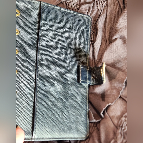 Louis Vuitton Monogram Idylle Canvas Navy Small 6 ring Agenda PM Planner Wallet - Picture 9 of 12